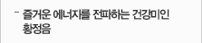 즐거운 에너지를 전하는 건강미인 황정음