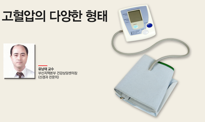 고혈압의 다양한 형태 부산지역본부 유남태 건강상담센터장(신경과 전문의)
