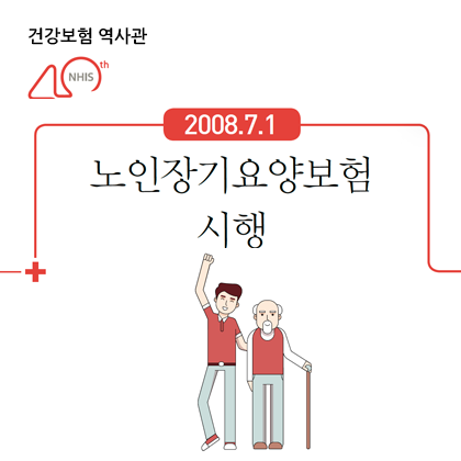건강보험 역사관 - 2008.7.1 노인장기요양보험 시행