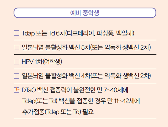 예비 중학생