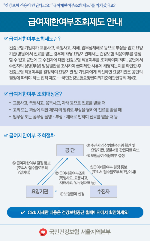 급여제한여부조회제도 안내